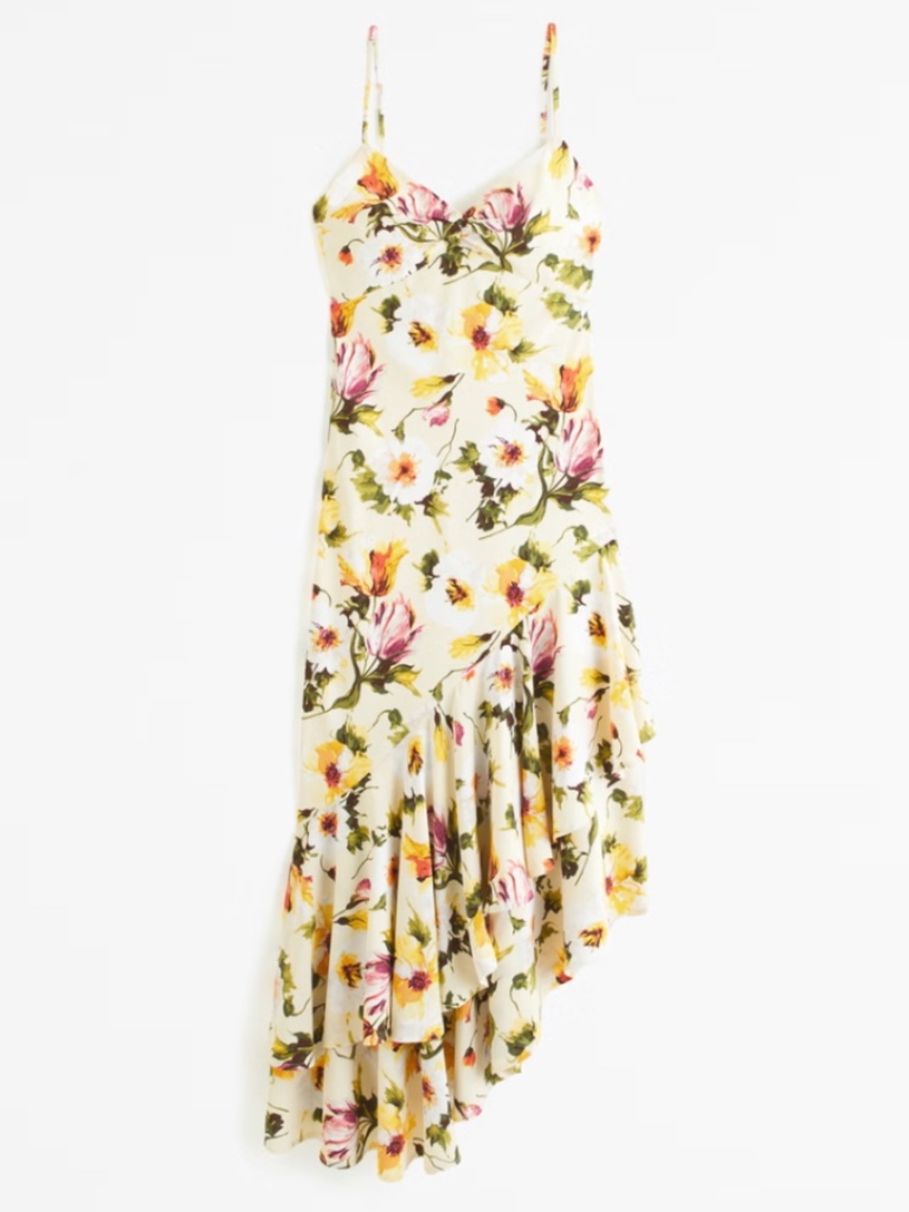 Abercrombie Floral Ruffle Dress - Size S